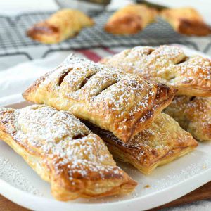 Puff pastry turned overs