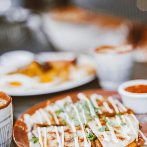 Breakfast Mexican Quesadilla