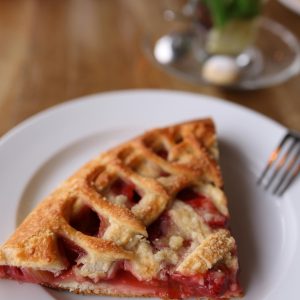 Rhubarb pie