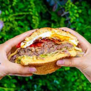 Egg, Pork sausage w/ Dijon aioli